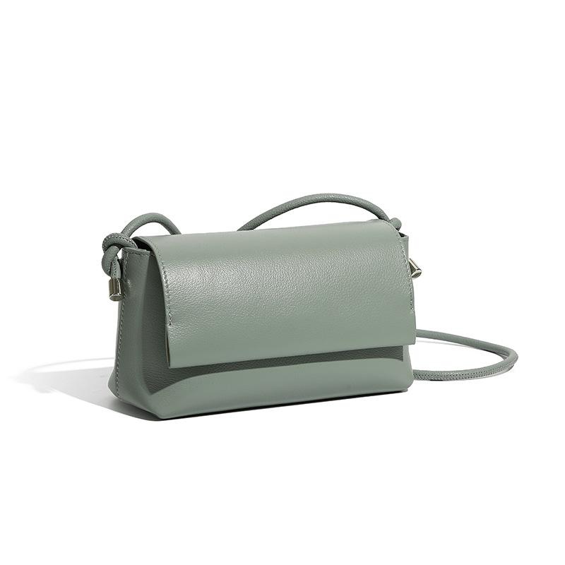 Top Layer Cowhide Hundred Styles Fashionable Women's Bag 2025 New Style Small Popular Single Shoulder Underarm Small Bag
