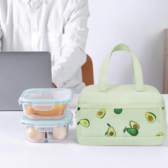 Cartoon Lunch Bag Insulated Thermal Bento Box Picnic Tote Waterproof Leak-proof Cooler Ice Pack Portable Kid School Lunch Bags