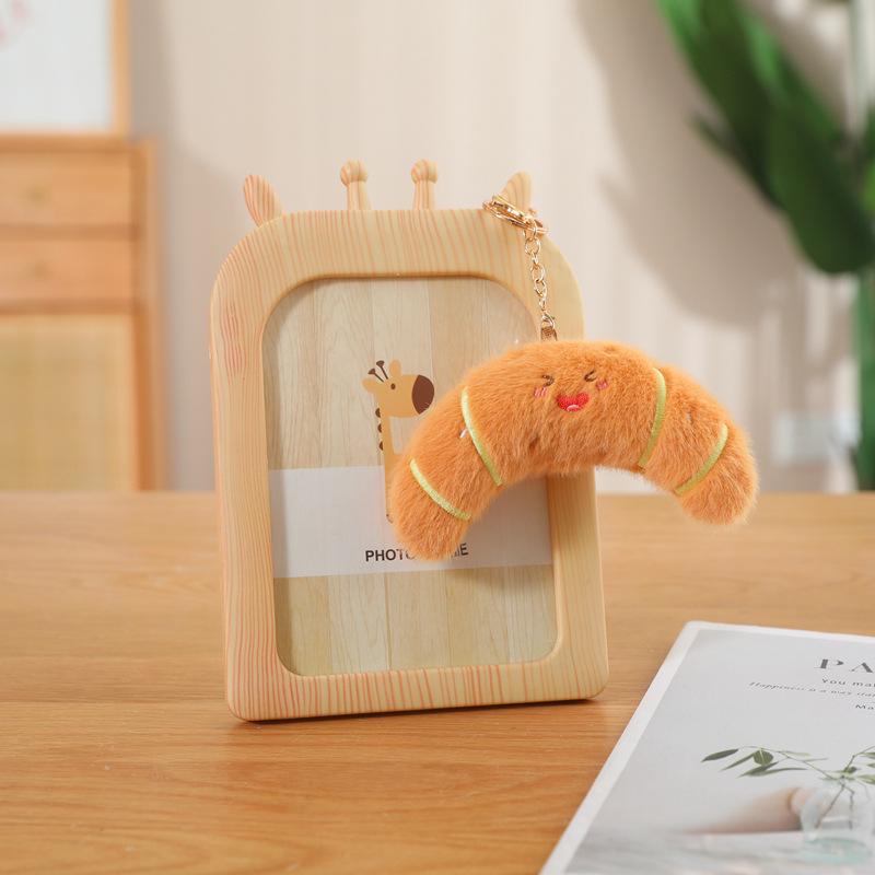 Cartoon Food Plush Doll: Chicken Leg, Noodles & Fried Egg Bag Charm