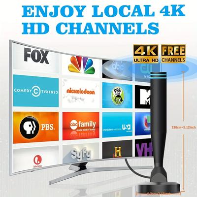 2025 Newest Digital HDTV Antenna Indoor Outdoor With Strong Magnetic Base,Reception Antenna TV Digital HD Indoor