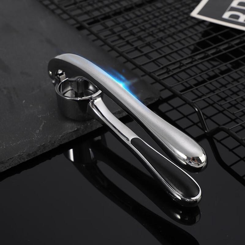 2-Piece Manual Chrome Plated Garlic Press & Peeler Set