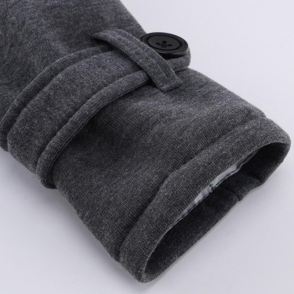 Women Keep Warm Windbreaker Outwear Warm Wool Slim Long Coat Jacket Trench