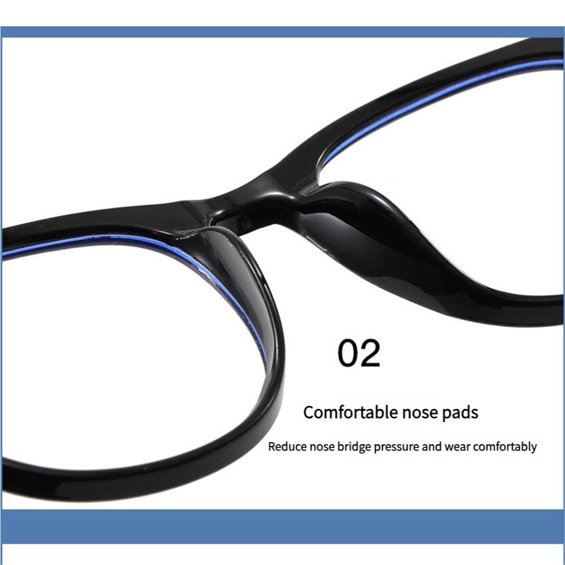 1PC Non-Prescription Blue Light Glasses Retro Square Frame Fashion Accessory for Computer Eye Protection UV Blocking Unisex