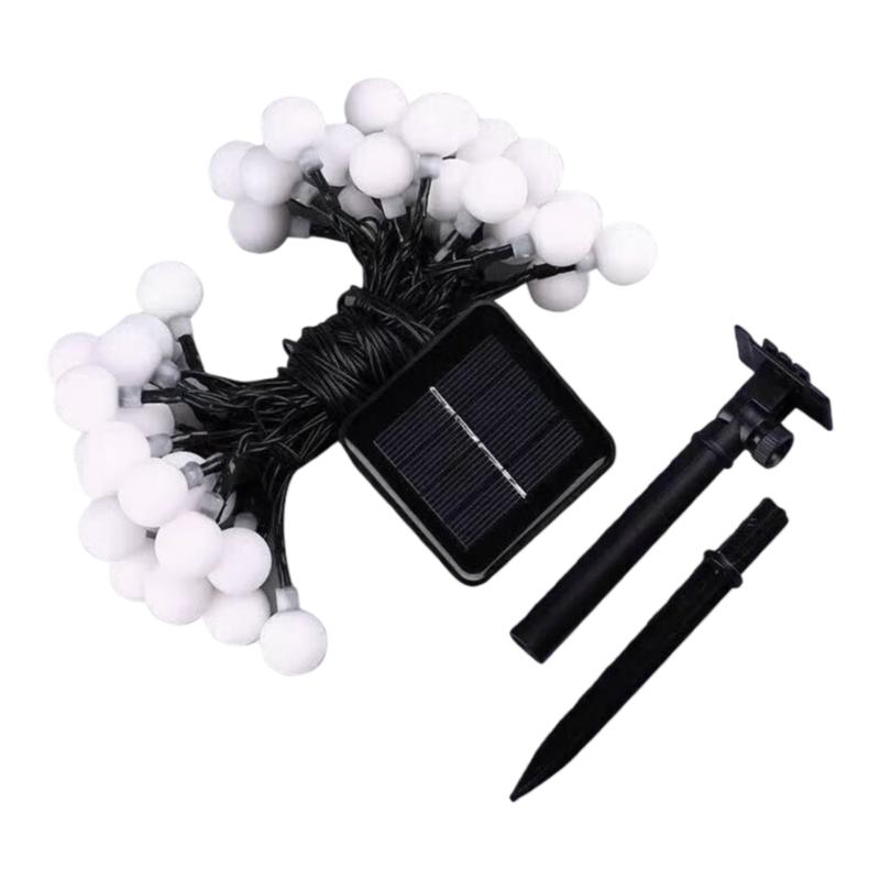

MOTIE String Lights, Outdoor Camping Lanterns, LED Solar Lights, Flashing Lights, Star Lights, Atmosphere Lights білий