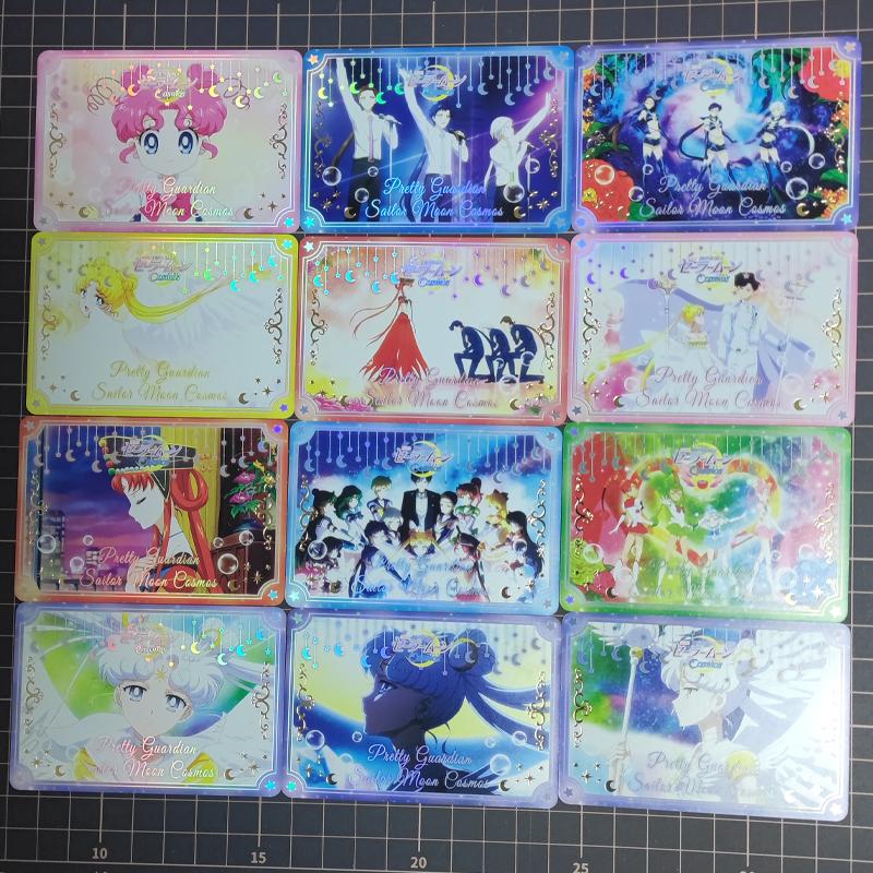 36pcs/set Diy Sailor Moon Self Control Collect Signature Trading Flash Card Anime Cartoon Christmas Gift Toy