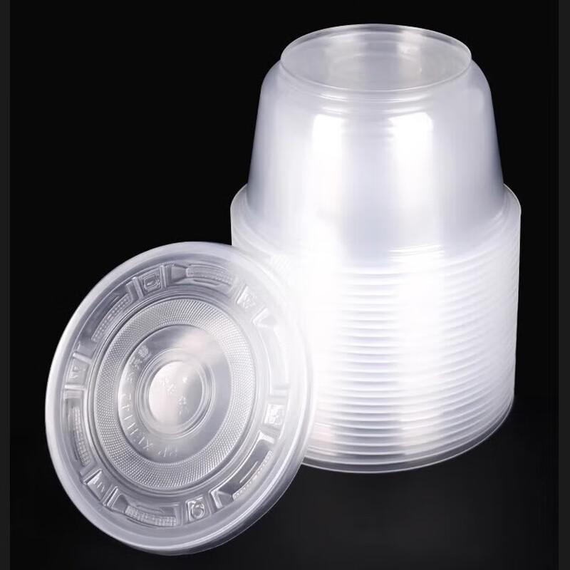 Leyongtu Disposable Plastic Takeaway Bowls