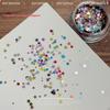 Decorazione Manicure 1 Scatola Paillettes a Stella Nail Art Glitter Colorati a Cinque Punte per Design Unghie Fai da Te
