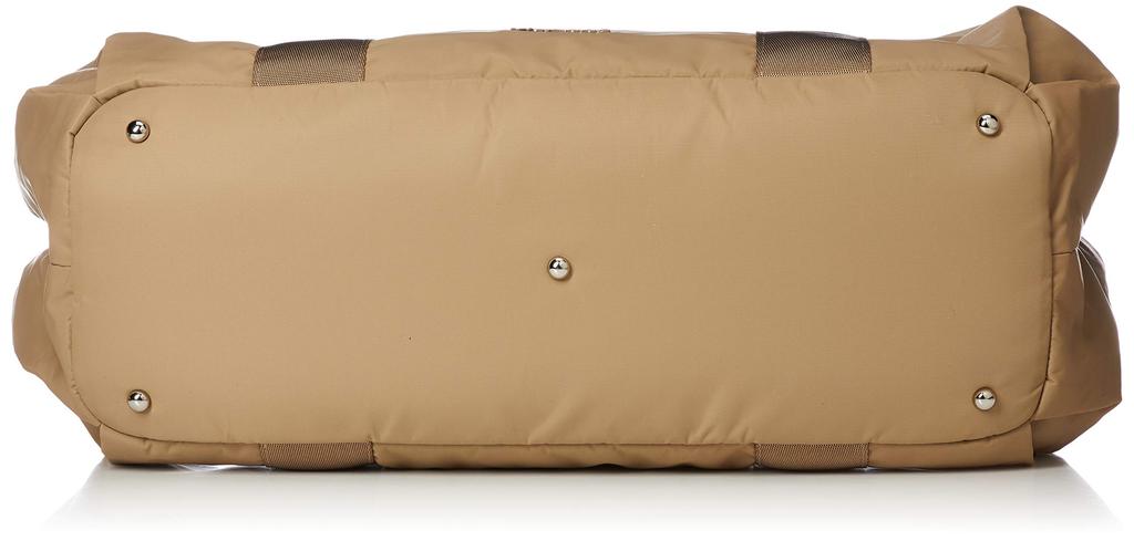 Recycled Nylon Casual Tape Boston Bag Beige [Isaac] Y01-04-03