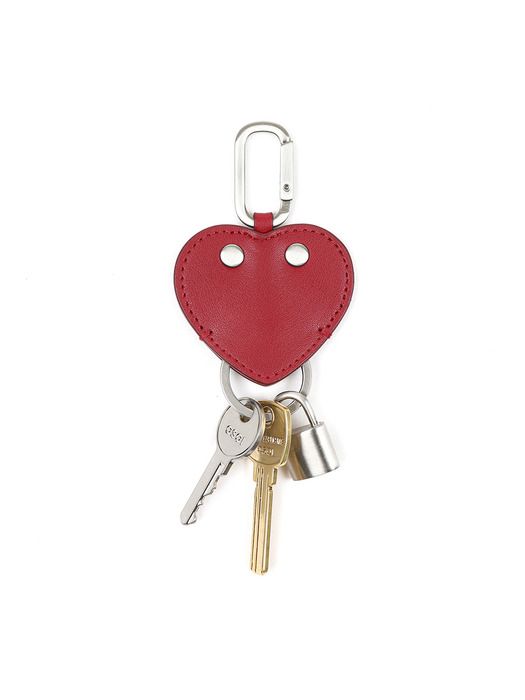 OSOI HEART FLAT KEY RING [RED]