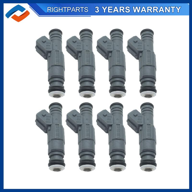 8PCS Fuel Injectors 0280155823 For Land Rover Range Rover BMW 740IL 740I 540I X5 Z8 4.4L 1999-2005 FJ754 852-12174