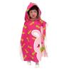 Children's Hooded Bath Towel: Antibacterial, Quick-Drying, Wearable Cloak for Bath or Beach.