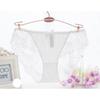 Zvýšení Nízké kalhotky v pase ledové hedvábné spodní prádlo Sexy svůdné spodní prádlo Krajkové kalhotky