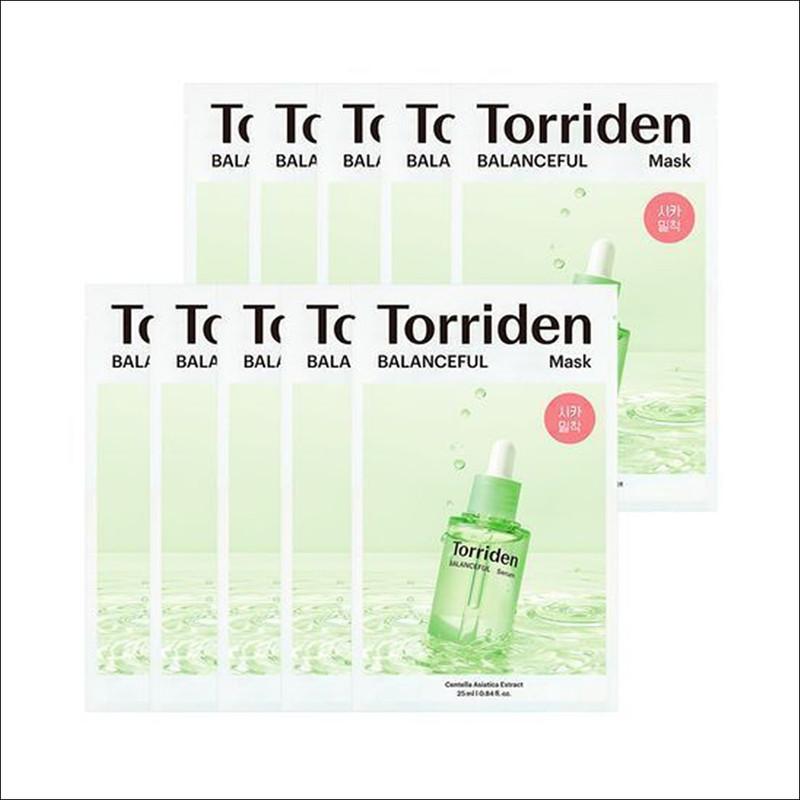 torriden Facial Mask 10EA (3 Types - Hydration/Soothing/Brightening)