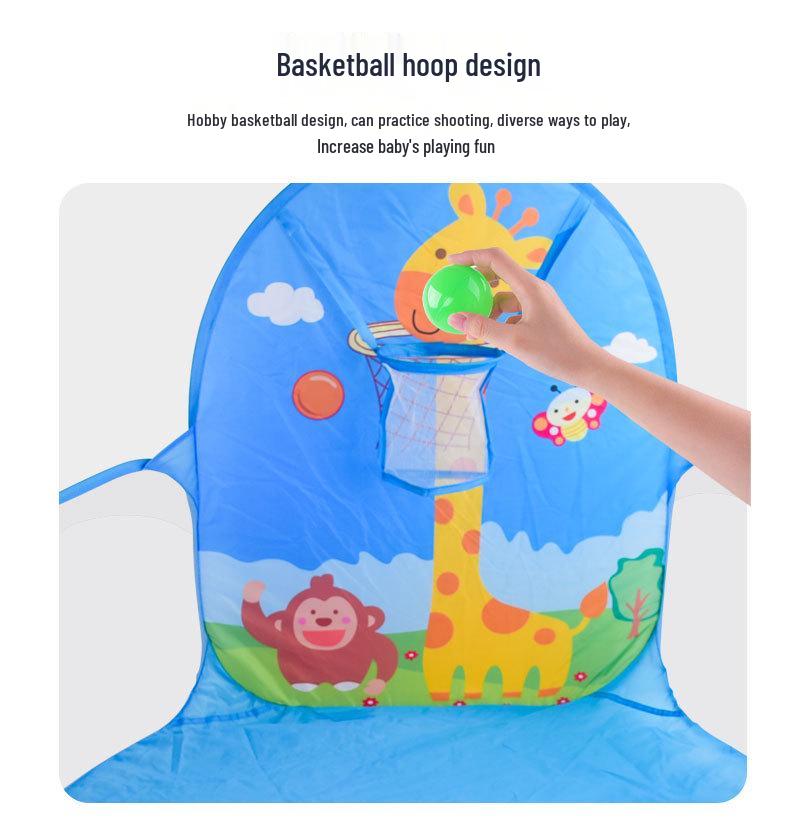 Children's Outdoor Deer-Themed Ball Pit Tent for Role Play and Activities