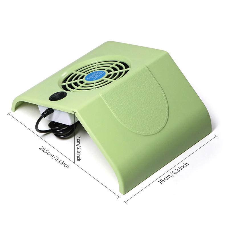 Mini Usb Nail Dust Collector Portable Nail Dust Extractor Nail Vacuum Cleaner Fan Filter Nail Art Manicure Tool Strong Power