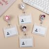 Card Holder Clip Aluminum ID Card Retractable Badge Name Card Holder Nurse Doctor ID Badge Holder