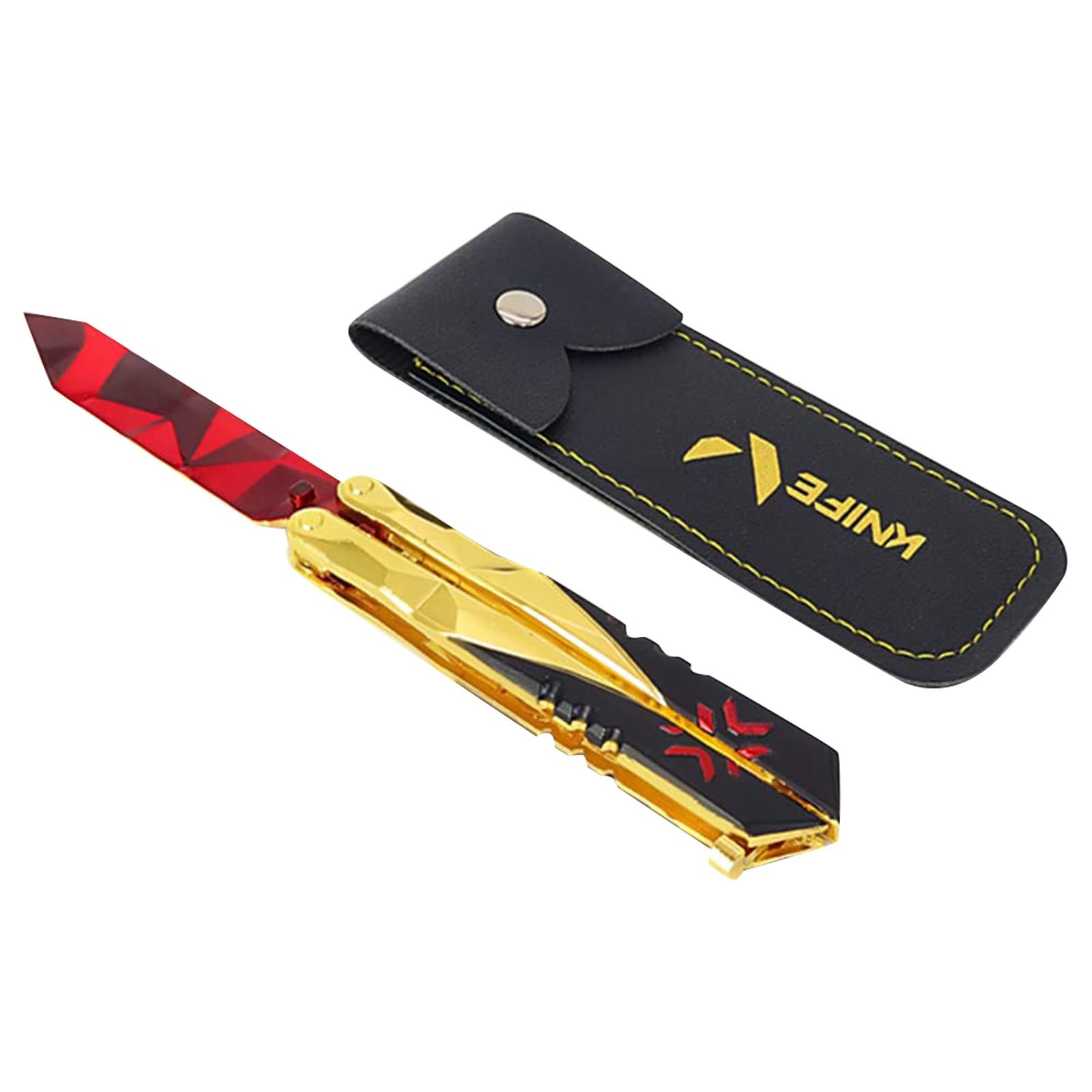 

Нож Game Champions 2022 года, ярко-красный рубиновый нож для боевых искусств, игровая коллекция, украшение для стола, рюкзак, подвеска, подарок One Size