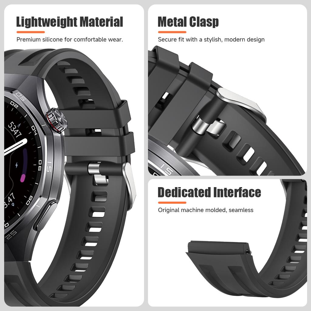 Silicone Band for Huawei Watch GT6 Pro 46mm Sport Strap For Huawei Band GT6 Pro Smartwatch Replacement Bracelet Accessories