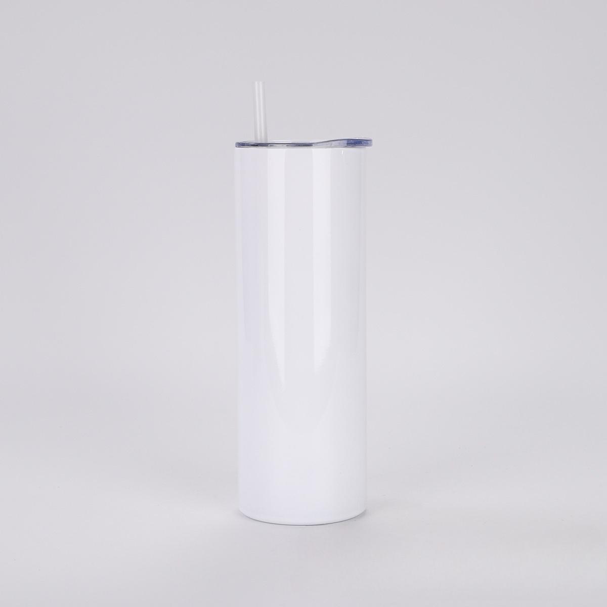 

Simple and Straight-shaped 304 Stainless Steel Vacuum Insulated Cup Portable Shock-proof Suitable for Vehicle Use 15oz белый