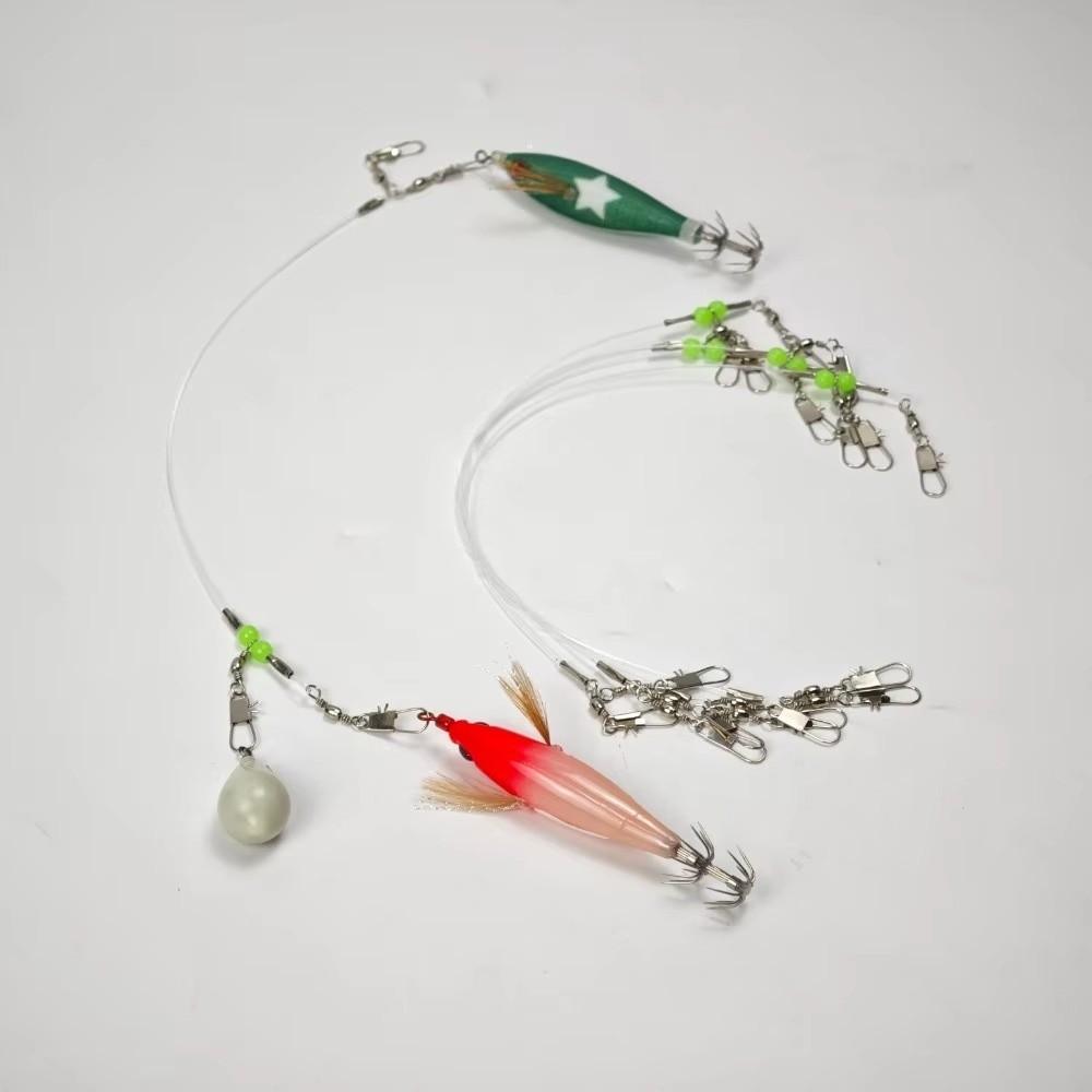 With Swivels Fishing Rig With Snaps Cuttlefish Octopus Tackle 2026 Wire Leader Saltwater Fishing