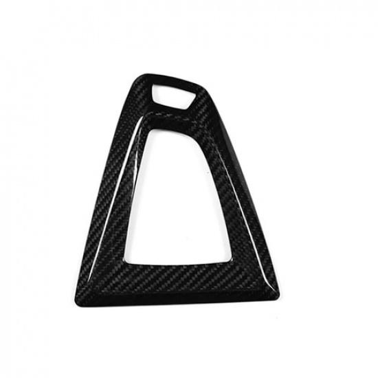 Wykończenie Surround Dźwigni Zmiany Biegów z Prawdziwego Włókna Węglowego Dla BMW M3 M4 F80 F82 2014-19
