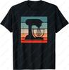 Backen Retro Stil Minimalistisch Vintage Unisex Erwachsene Baumwolle T-Shirt Lustig Einfach Rundhals Bedruckt Herren Oberteile Atmungsaktiv Ropa Hombre