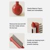 2 in 1 Standing Vegetable Peeler with Brush, Vertical Tumbler Peeler, Multifunctional Potato Apples Peeler, Kitchen Tool