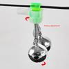 10-100Pcs Fishing Bell Bite Alarms Fishing Rod Clamp Tip Clip Bells Ring Carp Fishing Accessories Tackle Fishing Rod Alarm Bell
