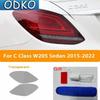 Car Headlight Tint Black Protective Film Protection Transparent TPU Sticker For Mercedes Benz C Class W204 W205 2011-On C63 AMG