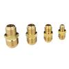 Equal Reducer Nipple Flare Tube Od 1/4" 5/16" 3/8" 1/2" 5/8" 3/4" 7/8" Sae-Standard Brass Pipe Fitting Connector Air Coniditoner