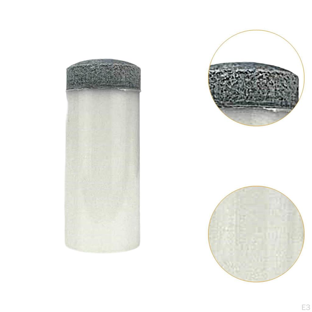 Pool Cue Tips, 50 Pieces, Easy To Install Repair with Chalk, D Tips