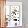 ZUKIDA Cute Cat Car Sticker Helmet Sticker Electric Bike DIY Decoration Window Bumper Door