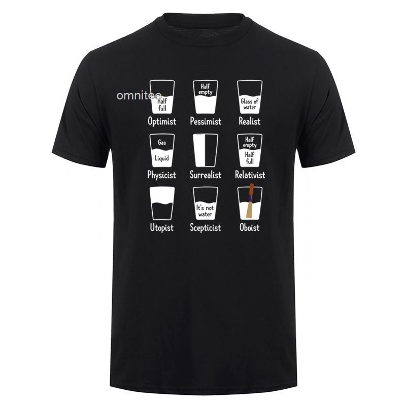 Pessimist Oboist T Shirt Short Sleeve Instruunisext Musician Oboe Lovers Gift Cotton Casual Streetwear Unisex Tshirt Hj075