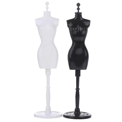 1Set 1:6 Dollhouse Miniature Mannequin Coat Hanger Skirt Support Wedding Mannequin Stand Humanoid Model Toy