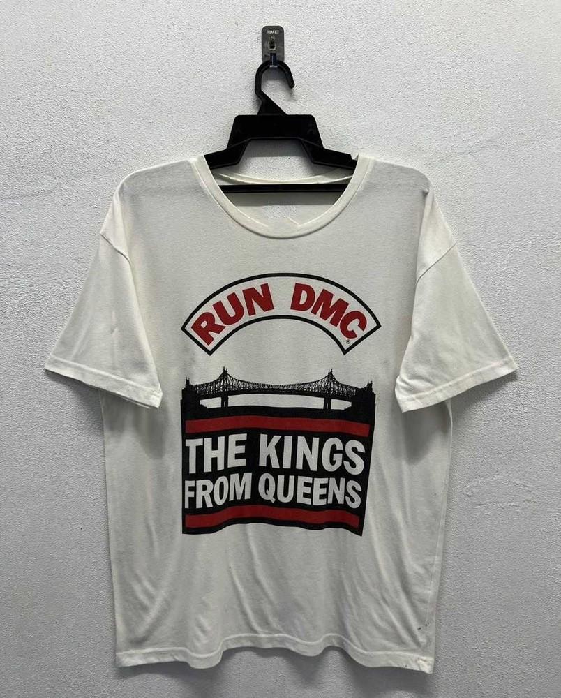 VIntage RUN DMC THE KINGS FROM QUEENS Shirt Unisex Concert S to 5XL MQ444 Unisex T-Shirt L