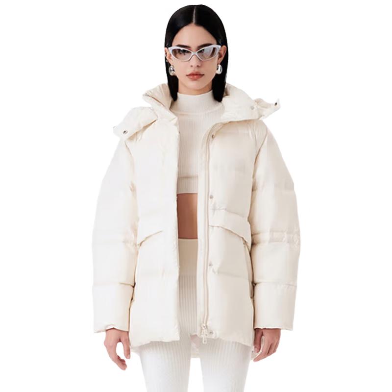 

Jinyujie Women s Maillard Loose Fit Mid-Length Puffer Down Jacket S (up to 140 lbs)