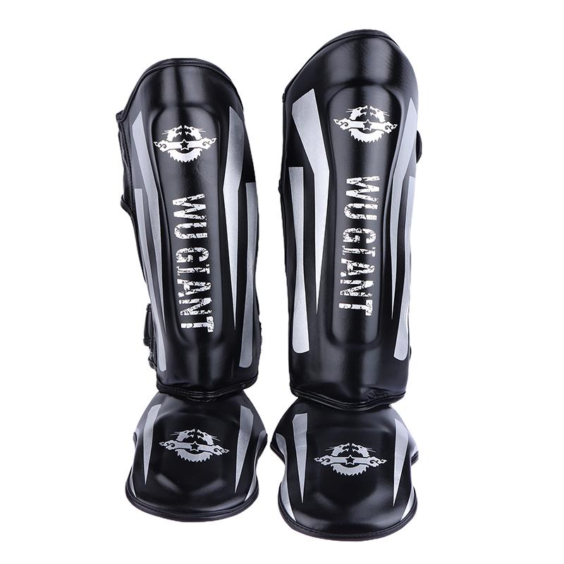1 Paar Kickboxen Boxen Schienbeinschützer Pads Muay Thai Kampfsport Sanda Wushu Beinschutz Taekwondo Mma Kampf Knöchelschützer