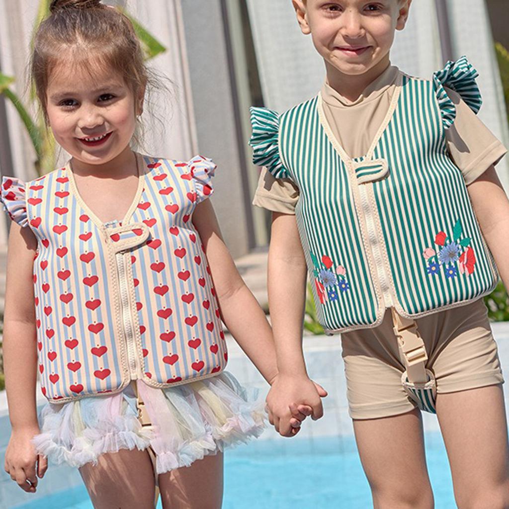 Chalecos Salvavidas para Niños Pequeños Chaquetas Flotadoras Flotadores para Niños Pequeños Chaquetas de Natación Chalecos de Ayuda para Nadar de Seguridad Regalo para Piscina para Niños y Niñas