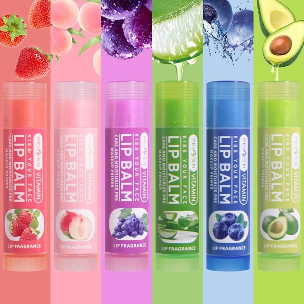 6pcs-shaped Lip Balm For Women: Moisturizing, Hydrating, Preventing Dryness And Cracking, Removing Dead Skin, And Reducing Lip Lines.