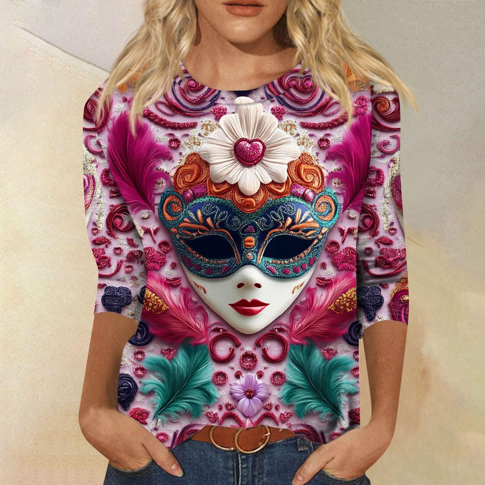 

Женская мода повседневная рубашка с разрезом на рукавах и круглым вырезом в винтажном стиле XXXL фиолетовый