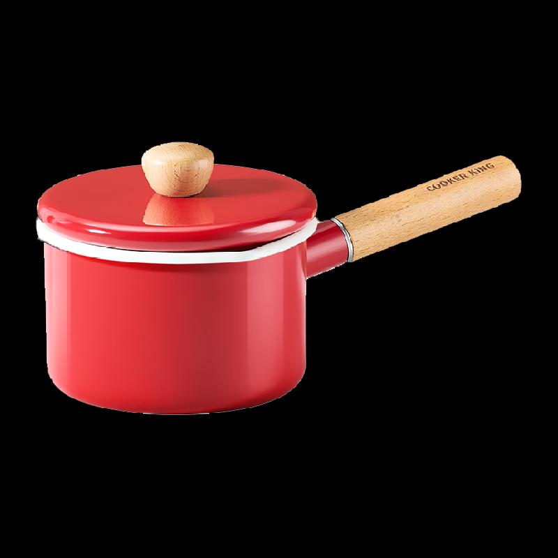 Chui Da Huang Emaille-Milchtopf im japanischen Stil