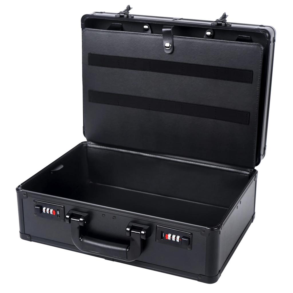Hairdressing Bag Hairdresser Travel Case Portable Barber Tool Box Mobile Beauty Cosmetics Toiletry Bag Organiser Holder (Black)