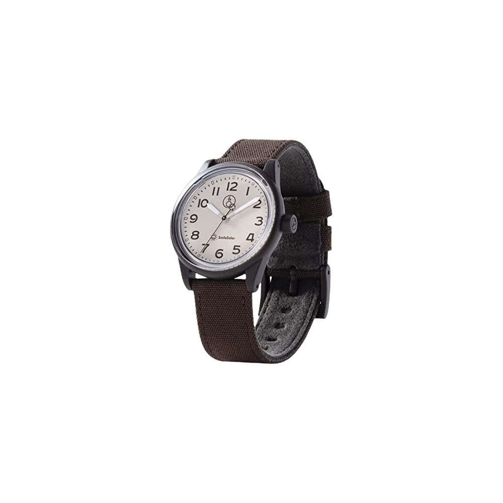 Q&Q SmileSolar Analog Solar Watch Waterproof Brown Women's R01A-001JK
