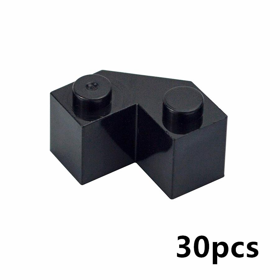 30pcs MOC Brick Parts 87620 Brick Wedge 2x2 Facet Compatible Building Block Particle DIY Assmble Kid Puzzle Brain Toy Gift