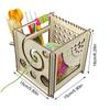 Creative Wooden Yarn Bowl Crochet Organizer Storage Holder Diy Wooden Yarn Dispenser Knitting Bowl For Knitting Crochet Skeins