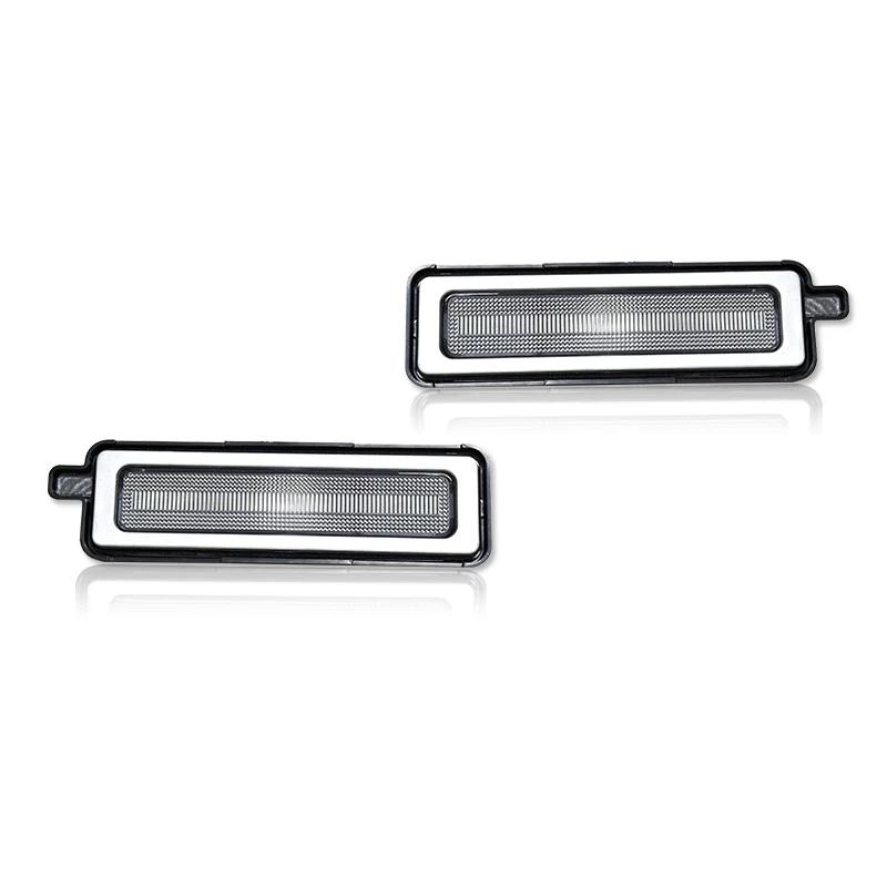 

For 1982-1992 Pontiac Firebird Smoked / Clear Lens Car Rear Fender Side Marker Turn Signal Light Cover Shells Kit No Bulb/Socket Clear Lens