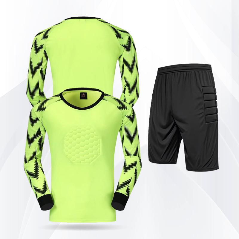 Goalkeeper Uniform with Anti-Fall and Anti-Collision Sponge Padding for Football Training