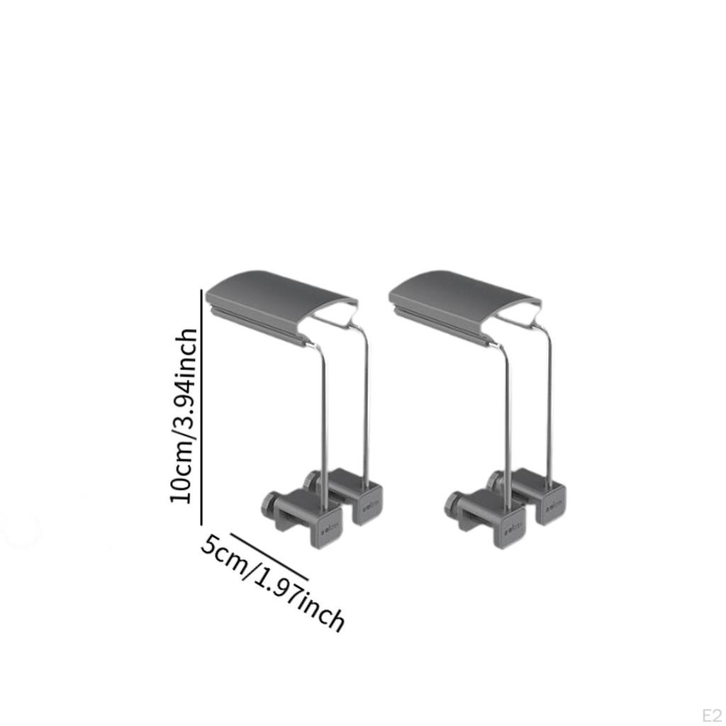 2 Aquarienlampenhalter, Einfach zu installieren, Stilvolle und vielseitige Metallständer für Lampen.