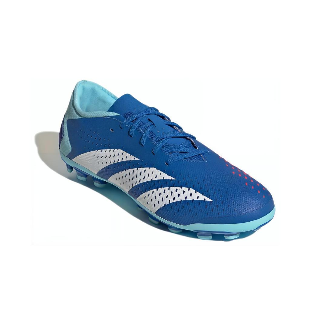 adidas Predator Accuracy.3 Lace AG (Rubber Short Studs) Soccer Shoes Unisex Soccer Shoes Blue White IG5169