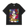 T-shirt Lavate 275 GSM 100% Cotone Dragon Ball V44 Stampa Waifu Pranzo Unisex T-shirt in Cotone Pesante